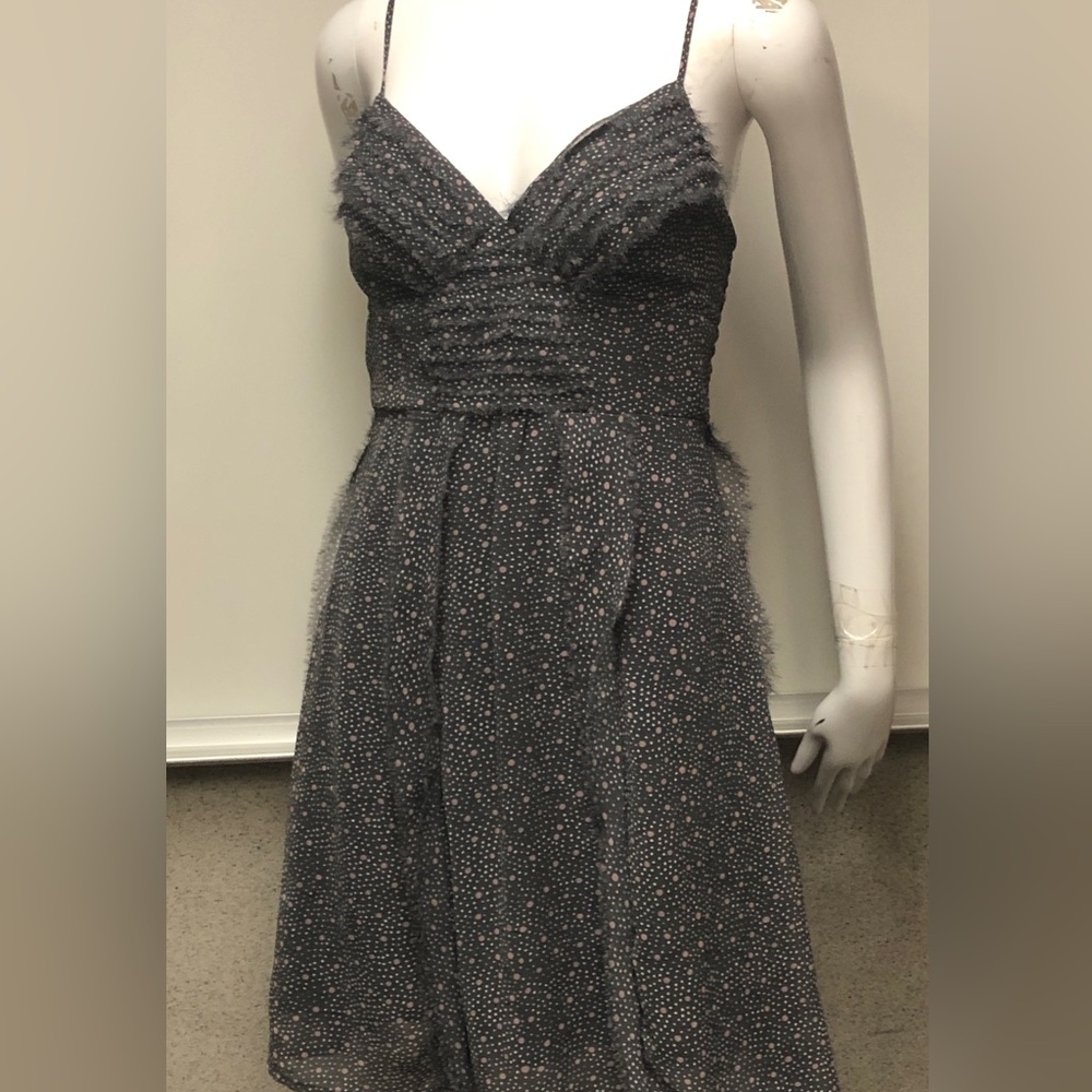American Eagle sun dress. Purple with polka dots.